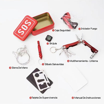 Kit SOS Extremo: Tu Caja de Supervivencia Indomable